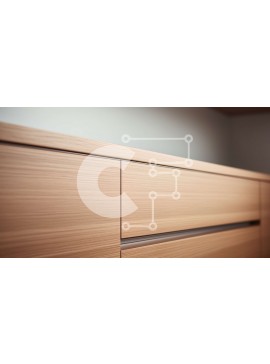 Intra Συλλεκτικό Ξύλινο Παζλ Plywood  4mm - Μοντέρνο Ξύλινο Ντουλάπι με Συρτάρι και Πόρτες Σε Ξύλινο Κουτί - Διαστάσεις Puzzle: 10x10 cm – 25 κομμάτια