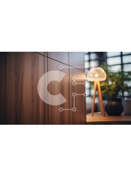 Intra Συλλεκτικό Ξύλινο Παζλ Plywood  4mm - Άνετο και καλά φωτισμένο εσωτερικό με ξύλινο τοίχο και φωτιστικό Σε Ξύλινο Κουτί - Διαστάσεις Puzzle: 10x10 cm – 25 κομμάτια