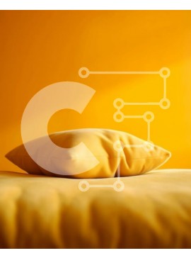 Intra Συλλεκτικό Ξύλινο Παζλ Plywood  4mm - Άνετο κίτρινο υπνοδωμάτιο με παράθυρο και κρεβάτι Σε Ξύλινο Κουτί - Διαστάσεις Puzzle: 10x10 cm – 25 κομμάτια