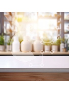 Intra Συλλεκτικό Ξύλινο Παζλ Plywood  4mm - Λευκό τραπέζι με κενή λευκή βίβλο σε ξύλινη επιφάνεια Σε Ξύλινο Κουτί - Διαστάσεις Puzzle: 10x10 cm – 25 κομμάτια