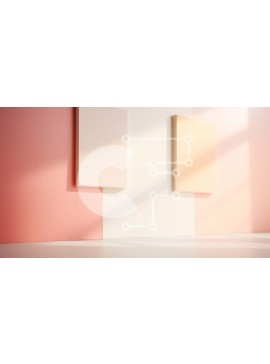 Intra Συλλεκτικό Ξύλινο Παζλ Plywood  4mm - Φωτεινό και ευάερο δωμάτιο με λευκούς και ροζ τοίχους Σε Ξύλινο Κουτί - Διαστάσεις Puzzle: 10x10 cm – 25 κομμάτια