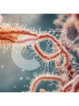 Intra Συλλεκτικό Ξύλινο Παζλ Plywood  4mm - Κοντινή όψη ενός ερυθρού αιμοσφαιρίου Σε Ξύλινο Κουτί - Διαστάσεις Puzzle: 10x10 cm – 25 κομμάτια