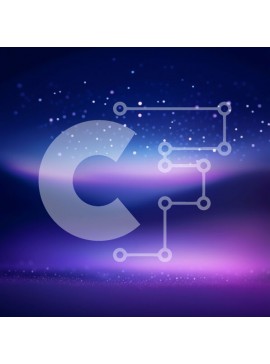 Intra Συλλεκτικό Ξύλινο Παζλ Plywood  4mm - Όμορφο αφηρημένο φόντο με αστέρια σε μωβ και μπλε Σε Ξύλινο Κουτί - Διαστάσεις Puzzle: 10x10 cm – 25 κομμάτια