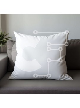 Intra Συλλεκτικό Ξύλινο Παζλ Plywood  4mm - Λευκό μαξιλάρι σε γκρίζο καναπέ στο σαλόνι Σε Ξύλινο Κουτί - Διαστάσεις Puzzle: 10x10 cm – 25 κομμάτια