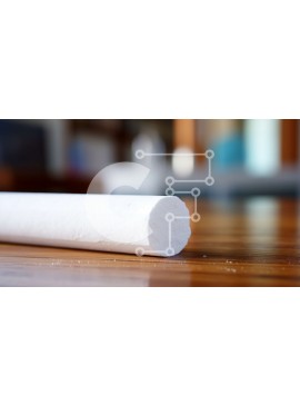 Intra Συλλεκτικό Ξύλινο Παζλ Plywood  4mm - Ρολό λευκού χαρτιού σε ξύλινο τραπέζι Σε Ξύλινο Κουτί - Διαστάσεις Puzzle: 10x10 cm – 25 κομμάτια