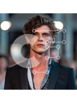 Σετ των 2 Intra Συλλεκτικό Ξύλινο Παζλ Plywood  4mm - Κομψό μοντέλο στην πασαρέλα σε κλασικό ασπρόμαυρο Σε Ξύλινο Κουτί - Διαστάσεις: 10x10 cm – 25 κομμάτια