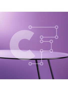 Intra Συλλεκτικό Ξύλινο Παζλ Plywood  4mm - Άδειο γυάλινο τραπέζι με μαύρα μεταλλικά πόδια Σε Ξύλινο Κουτί - Διαστάσεις Puzzle: 10x10 cm – 25 κομμάτια