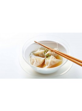 Σετ των 2 Intra Συλλεκτικό Ξύλινο Παζλ Plywood  4mm - Παραδοσιακή κινέζικη σούπα με ζυμαρικά και ξυλάκια Σε Ξύλινο Κουτί - Διαστάσεις: 10x10 cm – 25 κομμάτια