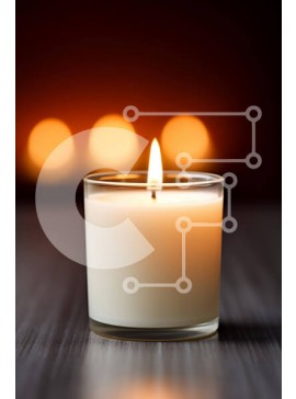 Intra Συλλεκτικό Ξύλινο Παζλ Plywood  4mm - Αναμμένο κερί για ατμόσφαιρα και άνεση Σε Ξύλινο Κουτί - Διαστάσεις Puzzle: 10x10 cm – 25 κομμάτια