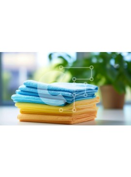 Intra Συλλεκτικό Ξύλινο Παζλ Plywood  4mm - Πολύχρωμες υφασμάτινες πετσέτες Σε Ξύλινο Κουτί - Διαστάσεις Puzzle: 10x10 cm – 25 κομμάτια