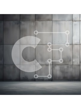 Intra Συλλεκτικό Ξύλινο Παζλ Plywood  4mm - Εγκαταλελειμμένο βιομηχανικό δωμάτιο με τοίχους και δάπεδο από σκυρόδεμα Σε Ξύλινο Κουτί - Διαστάσεις Puzzle: 10x10 cm – 25 κομμάτια