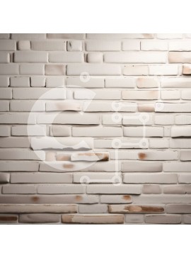 Intra Συλλεκτικό Ξύλινο Παζλ Plywood  4mm - Υφή ενός ξεπερασμένου τοίχου από τούβλα - φωτογραφία φόντου Σε Ξύλινο Κουτί - Διαστάσεις Puzzle: 10x10 cm – 25 κομμάτια