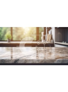 Intra Συλλεκτικό Ξύλινο Παζλ Plywood  4mm - Μαρμάρινος πάγκος κουζίνας με διακοσμητικά είδη Σε Ξύλινο Κουτί - Διαστάσεις Puzzle: 10x10 cm – 25 κομμάτια