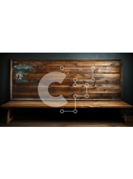 Intra Συλλεκτικό Ξύλινο Παζλ Plywood  4mm - Ρουστίκ Ξύλινος πάγκος σε Σκοτεινό Δωμάτιο με Απολεπιστική Μπογιά Σε Ξύλινο Κουτί - Διαστάσεις Puzzle: 10x10 cm – 25 κομμάτια