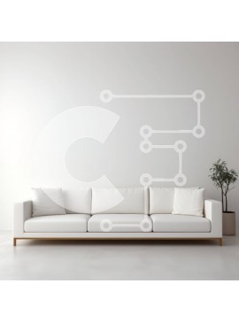 Intra Συλλεκτικό Ξύλινο Παζλ Plywood  4mm - Λευκός δερμάτινος καναπές σε μινιμαλιστικό δωμάτιο με μεγάλο παράθυρο Σε Ξύλινο Κουτί - Διαστάσεις Puzzle: 10x10 cm – 25 κομμάτια