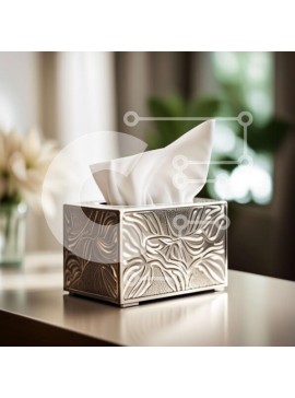 Intra Συλλεκτικό Ξύλινο Παζλ Plywood  4mm - Όμορφη εικόνα του κουτιού χαρτιού σε ένα τραπέζι Σε Ξύλινο Κουτί - Διαστάσεις Puzzle: 10x10 cm – 25 κομμάτια