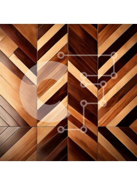 Intra Συλλεκτικό Ξύλινο Παζλ Plywood  4mm - Εκλεπτυσμένο δάπεδο με σχέδιο ψαροκόκαλο για κατοικίες και επαγγελματικούς χώρους Σε Ξύλινο Κουτί - Διαστάσεις Puzzle: 10x10 cm – 25 κομμάτια