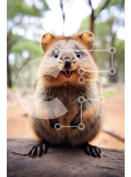 Σετ των 2 Intra Συλλεκτικό Ξύλινο Παζλ Plywood  4mm - Αξιολάτρευτη εικόνα ενός μικρού γούνινο πλάσματος σε ένα δάσος Σε Ξύλινο Κουτί - Διαστάσεις: 10x10 cm – 25 κομμάτια