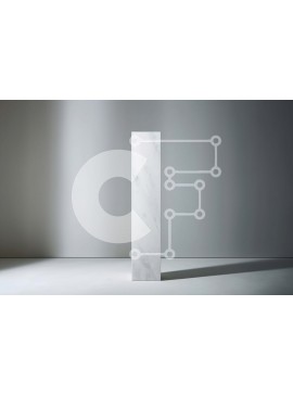 Intra Συλλεκτικό Ξύλινο Παζλ Plywood  4mm - Καθαρή και μινιμαλιστική λευκή μαρμάρινη στήλη σε ένα δωμάτιο με χαμηλό φωτισμό Σε Ξύλινο Κουτί - Διαστάσεις Puzzle: 10x10 cm – 25 κομμάτια