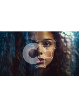 Intra Συλλεκτικό Ξύλινο Παζλ Plywood  4mm - Κυκλοθυμικό πορτρέτο νεαρής γυναίκας που στέκεται μπροστά από το βροχερό παράθυρο Σε Ξύλινο Κουτί - Διαστάσεις Puzzle: 10x10 cm – 25 κομμάτια