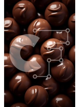 Σετ των 2 Intra Συλλεκτικό Ξύλινο Παζλ Plywood  4mm - Διάφορα ζαχαρωτά σοκολάτας - Αφεθείτε στη γλυκύτητα Σε Ξύλινο Κουτί - Διαστάσεις: 10x10 cm – 25 κομμάτια