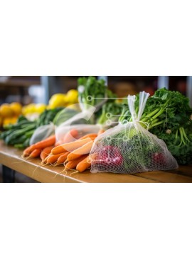 Σετ των 2 Intra Συλλεκτικό Ξύλινο Παζλ Plywood  4mm - Διάφορα λαχανικά και φρούτα στην οθόνη Σε Ξύλινο Κουτί - Διαστάσεις: 10x10 cm – 25 κομμάτια