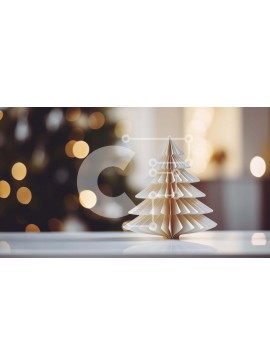 Intra Συλλεκτικό Ξύλινο Παζλ Plywood  4mm - Δέντρο Λευκής Βίβλου στο τραπέζι με φωτισμένο φόντο Σε Ξύλινο Κουτί - Διαστάσεις Puzzle: 10x10 cm – 25 κομμάτια