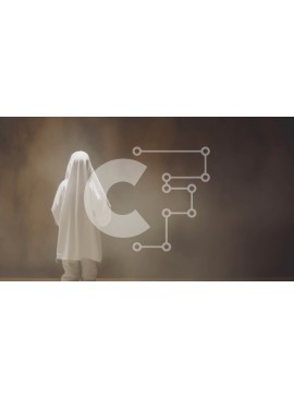 Intra Συλλεκτικό Ξύλινο Παζλ Plywood  4mm - Μυστηριώδες πρόσωπο σε λευκό δωμάτιο με ομίχλη Σε Ξύλινο Κουτί - Διαστάσεις Puzzle: 10x10 cm – 25 κομμάτια