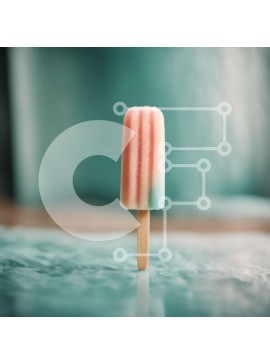 Σετ των 2 Intra Συλλεκτικό Ξύλινο Παζλ Plywood  4mm - Πολύχρωμο Popsicle στο νερό Σε Ξύλινο Κουτί - Διαστάσεις: 10x10 cm – 25 κομμάτια