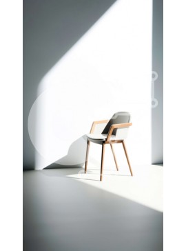 Intra Συλλεκτικό Ξύλινο Παζλ Plywood  4mm - Μοντέρνο σαλόνι με άνετη πολυθρόνα και φυσικό φως Σε Ξύλινο Κουτί - Διαστάσεις Puzzle: 10x10 cm – 25 κομμάτια