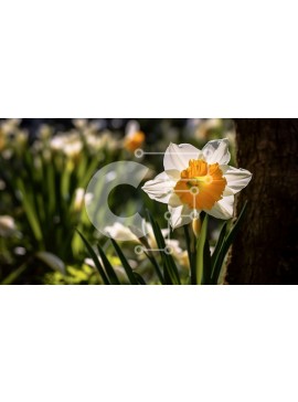 Intra Συλλεκτικό Ξύλινο Παζλ Plywood  4mm - Όμορφη εικόνα ενός λουλουδιού ασφόδελου σε πλήρη άνθιση Σε Ξύλινο Κουτί - Διαστάσεις: 10x10 cm – 25 κομμάτια