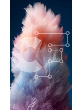 Σετ των 2 Intra Συλλεκτικό Ξύλινο Παζλ Plywood  4mm - Όμορφο και πολύχρωμο σύννεφο στον ουρανό Σε Ξύλινο Κουτί - Διαστάσεις: 10x10 cm – 25 κομμάτια