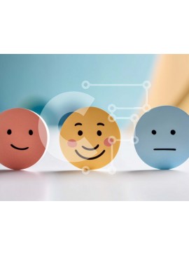 Intra Συλλεκτικό Ξύλινο Παζλ Plywood  4mm - Χαμογελώντας αυγά Emoji στο τραπέζι Σε Ξύλινο Κουτί - Διαστάσεις Puzzle: 10x10 cm – 25 κομμάτια