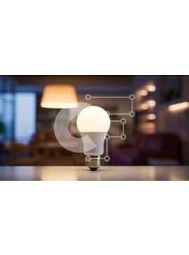 Intra Συλλεκτικό Ξύλινο Παζλ Plywood  4mm - Ενιαία λάμπα φωτός σε άδειο τραπέζι σε χώρο διαβίωσης Σε Ξύλινο Κουτί - Διαστάσεις Puzzle: 10x10 cm – 25 κομμάτια