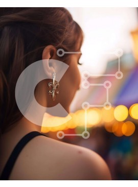 Intra Συλλεκτικό Ξύλινο Παζλ Plywood  4mm - Γυναίκα που απολαμβάνει ένα λούνα παρκ τη νύχτα Σε Ξύλινο Κουτί - Διαστάσεις Puzzle: 10x10 cm – 25 κομμάτια