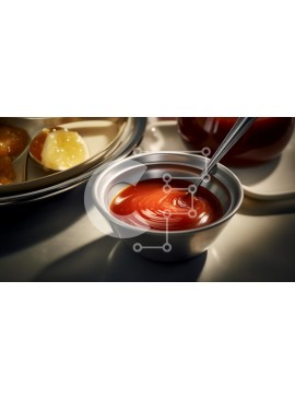 Σετ των 2 Intra Συλλεκτικό Ξύλινο Παζλ Plywood  4mm - Φλιτζάνι κέτσαπ με μουστάρδα και τουρσί Σε Ξύλινο Κουτί - Διαστάσεις: 10x10 cm – 25 κομμάτια