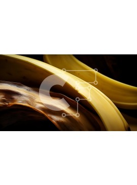 Σετ των 2 Intra Συλλεκτικό Ξύλινο Παζλ Plywood  4mm - Κοντινό πλάνο της μπανάνας Σε Ξύλινο Κουτί - Διαστάσεις: 10x10 cm – 25 κομμάτια