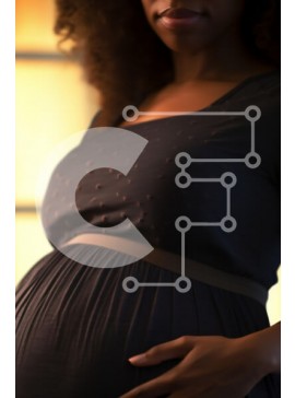 Intra Συλλεκτικό Ξύλινο Παζλ Plywood  4mm - Έγκυος γυναίκα Σε Ξύλινο Κουτί - Διαστάσεις Puzzle: 10x10 cm – 25 κομμάτια