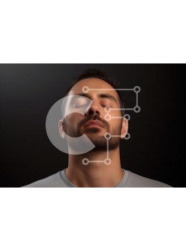 Intra Συλλεκτικό Ξύλινο Παζλ Plywood  4mm - Άνθρωπος σε ενατένιση Σε Ξύλινο Κουτί - Διαστάσεις Puzzle: 10x10 cm – 25 κομμάτια