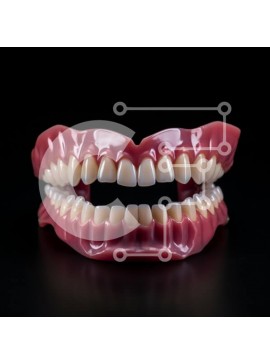 Intra Συλλεκτικό Ξύλινο Παζλ Plywood  4mm - Ρεαλιστικά οδοντιατρικά μοντέλα που εμφανίζουν άνω και κάτω δόντια Σε Ξύλινο Κουτί - Διαστάσεις Puzzle: 10x10 cm – 25 κομμάτια