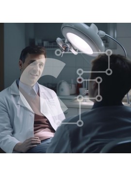 Intra Συλλεκτικό Ξύλινο Παζλ Plywood  4mm - Ιατρική εξέταση στο Οδοντιατρείο Σε Ξύλινο Κουτί - Διαστάσεις Puzzle: 10x10 cm – 25 κομμάτια