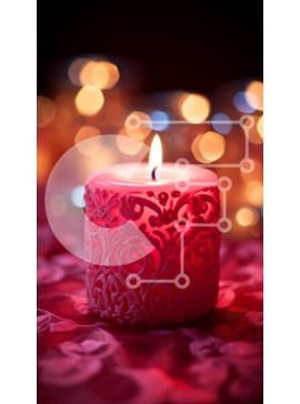 Intra Συλλεκτικό Ξύλινο Παζλ Plywood  4mm - Κομψό κεντρικό κερί Σε Ξύλινο Κουτί - Διαστάσεις Puzzle: 10x10 cm – 25 κομμάτια