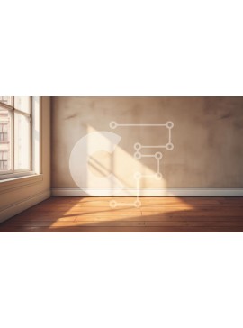 Intra Συλλεκτικό Ξύλινο Παζλ Plywood  4mm - Κενό δωμάτιο με παράθυρο και ξύλινο πάτωμα Σε Ξύλινο Κουτί - Διαστάσεις Puzzle: 10x10 cm – 25 κομμάτια