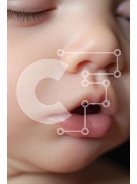 Intra Συλλεκτικό Ξύλινο Παζλ Plywood  4mm - Κοντινή εικόνα της κούκλας με κλειστά μάτια Σε Ξύλινο Κουτί - Διαστάσεις Puzzle: 10x10 cm – 25 κομμάτια