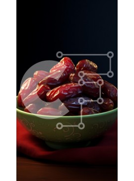 Intra Συλλεκτικό Ξύλινο Παζλ Plywood  4mm - Πράσινο μπολ με κόκκινα σταφύλια και πορτοκαλί χαρτοπετσέτα Σε Ξύλινο Κουτί - Διαστάσεις: 10x10 cm – 25 κομμάτια