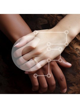 Intra Συλλεκτικό Ξύλινο Παζλ Plywood  4mm - Ενότητα μέσα από τα χέρια Σε Ξύλινο Κουτί - Διαστάσεις Puzzle: 10x10 cm – 25 κομμάτια