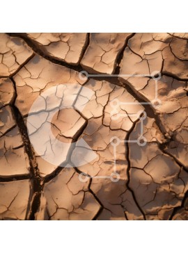 Intra Συλλεκτικό Ξύλινο Παζλ Plywood  4mm - Ραγισμένη γη υπό ξηρές συνθήκες Σε Ξύλινο Κουτί - Διαστάσεις: 10x10 cm – 25 κομμάτια