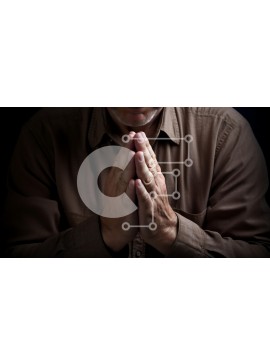 Intra Συλλεκτικό Ξύλινο Παζλ Plywood  4mm - Χέρια σε θέση προσευχής Σε Ξύλινο Κουτί - Διαστάσεις Puzzle: 10x10 cm – 25 κομμάτια