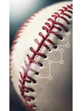 Intra Συλλεκτικό Ξύλινο Παζλ Plywood  4mm - Κοντινό πλάνο ενός μπέιζμπολ Σε Ξύλινο Κουτί - Διαστάσεις Puzzle: 10x10 cm – 25 κομμάτια