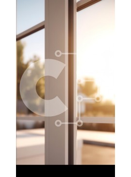 Intra Συλλεκτικό Ξύλινο Παζλ Plywood  4mm - Μοντέρνο πλαίσιο παραθύρου με φως του ήλιου Σε Ξύλινο Κουτί - Διαστάσεις Puzzle: 10x10 cm – 25 κομμάτια